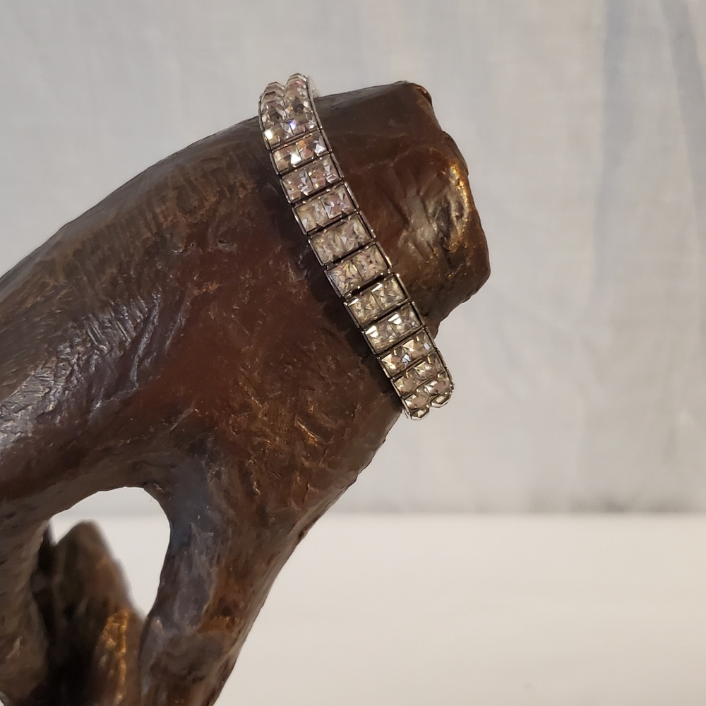 Vintage‎ Rhinestone Tennis Bracelet